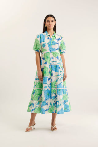 Marlow Calypso Dress In Blue