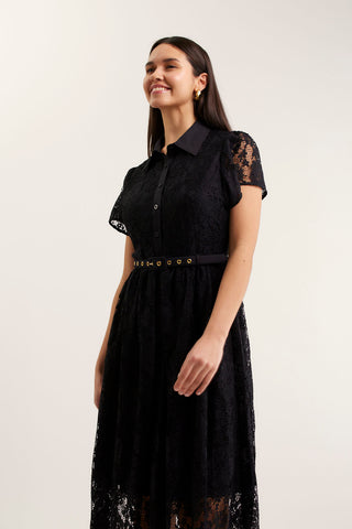 Heidi Lace Dress In Black