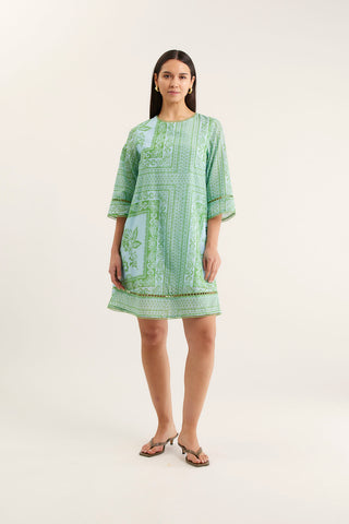 Claire Dress In Florentine Print