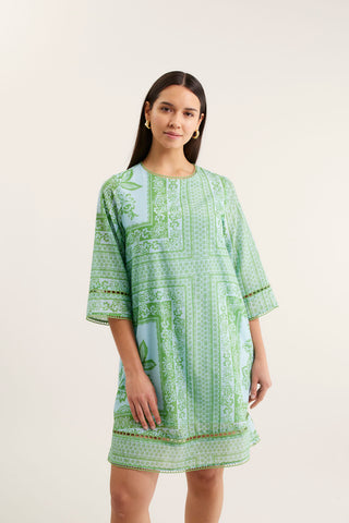 Claire Dress In Florentine Print