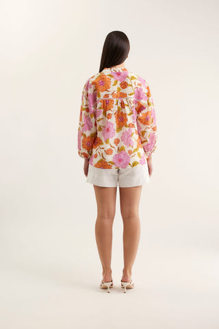 Edie Calypso Top In Pink