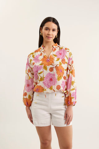 Edie Calypso Top In Pink