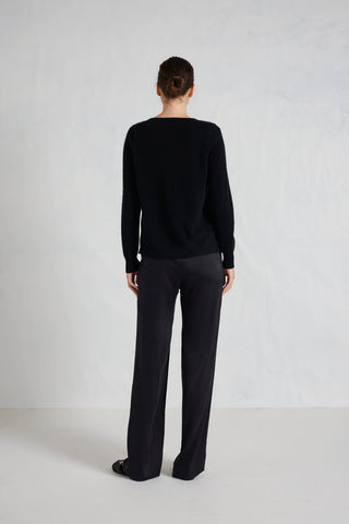 Sonny Cashmere Sweater in Black