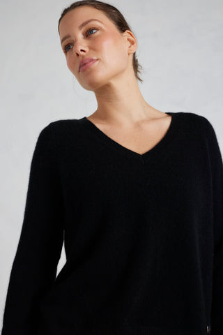 Sonny Cashmere Sweater in Black