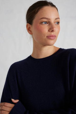 Sandy Cashmere Sweater in Mariner
