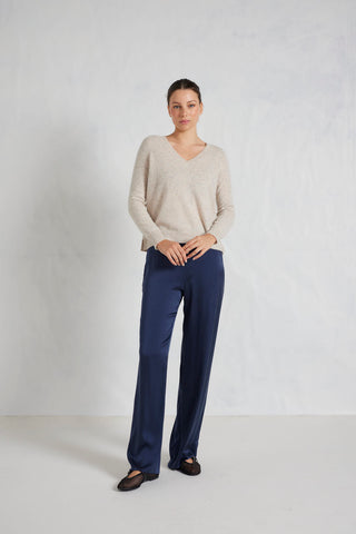 Sonny Cashmere Sweater in Seashell