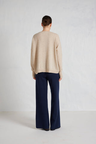 Sandy Cashmere Sweater in Oatmeal