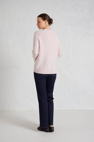 Fifi Crew Cashmere Sweater in Nurture