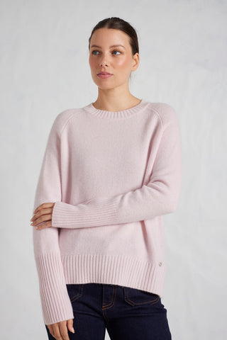 Fifi Crew Cashmere Sweater in Nurture