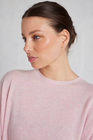 Sandy Cashmere Sweater in Rosebud