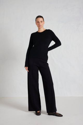 Mandy Cashmere Sweater in Black