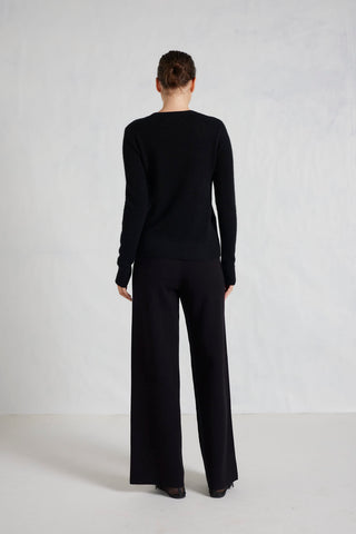 Mandy Cashmere Sweater in Black