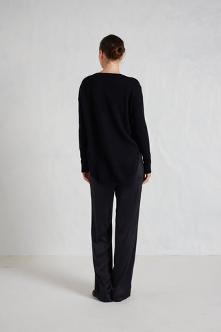 Baby Belle Cashmere Sweater in Black