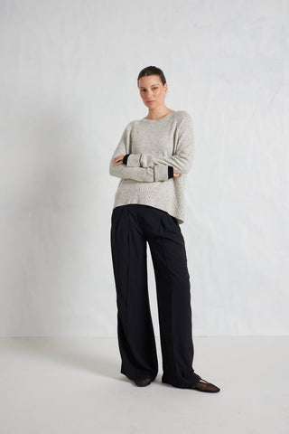 Katerina Cashmere Sweater in Speckle