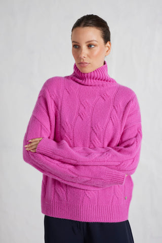 Cece Cashmere Sweater in Charm