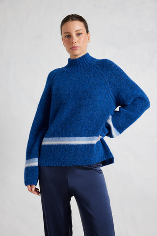 Leona Alpaca Sweater in Mayfair