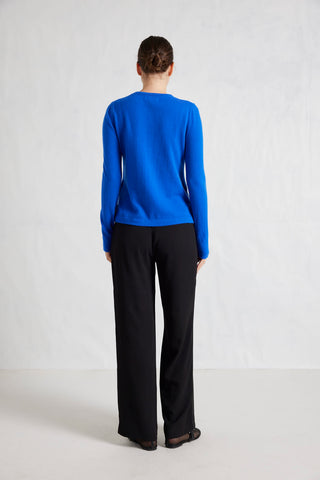 What A Stud Merino Cashmere Sweater In Skydiver
