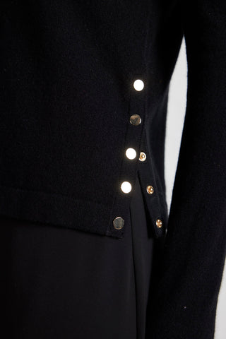 What A Stud Merino Cashmere Sweater In Black