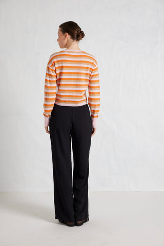 Sydney Stripe Cardi in Tuberose