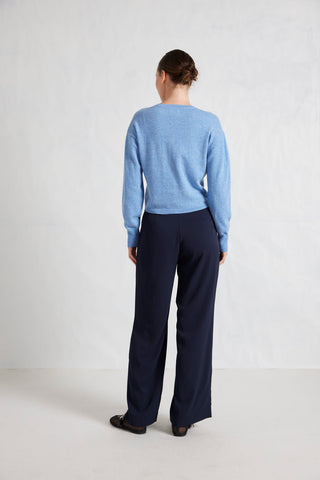 Sydney Cardi in Dusty Denim