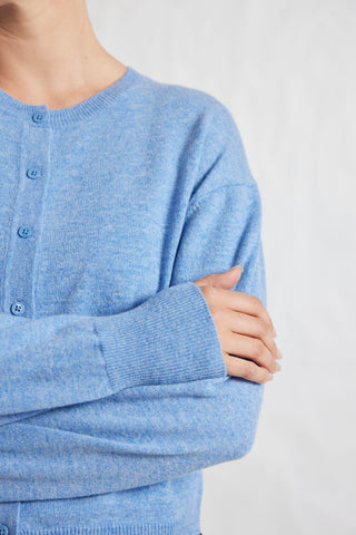 Sydney Cardi in Dusty Denim