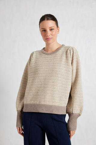 Roxy Merino Sweater in Dune
