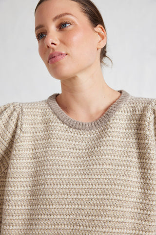 Roxy Merino Sweater in Dune