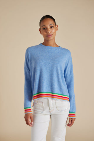 Sandy Sweater in Dusty Denim