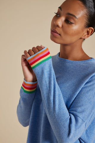 Sandy Sweater in Dusty Denim