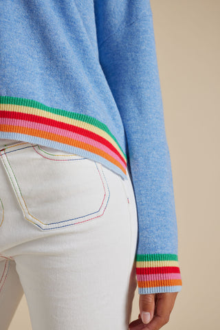 Sandy Sweater in Dusty Denim