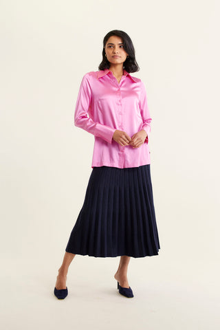 Primrose Silk Shirt In Lolly
