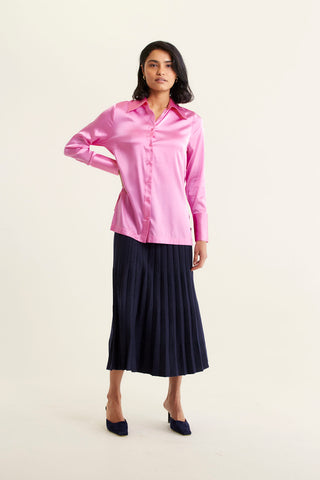 Primrose Silk Shirt In Lolly