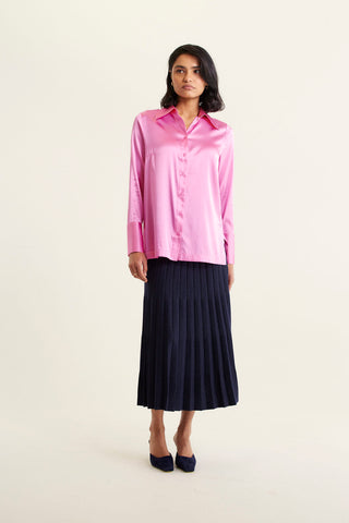 Primrose Silk Shirt In Lolly