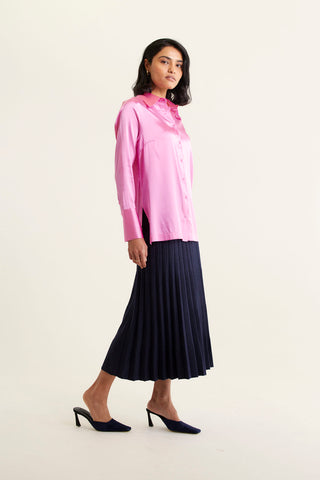 Primrose Silk Shirt In Lolly