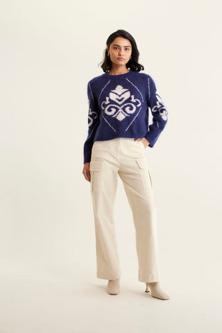 Bleecker Mohair Sweater In Navy