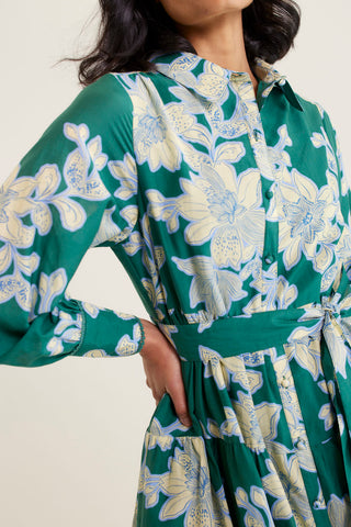 Hazel Cotton Silk In Forest Lulu Print