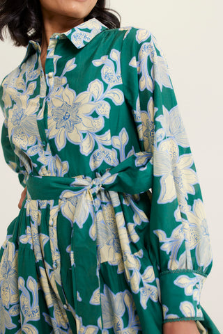 Hazel Cotton Silk In Forest Lulu Print