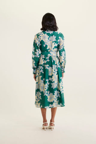 Hazel Cotton Silk In Forest Lulu Print
