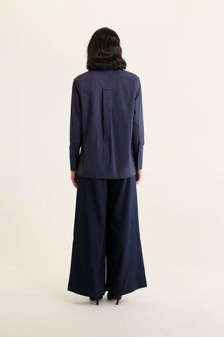 Primrose Pima Cotton Shirt In Navy