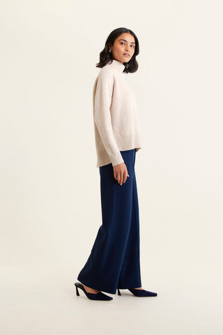 Toastie Merino Cashmere Polo In Porridge