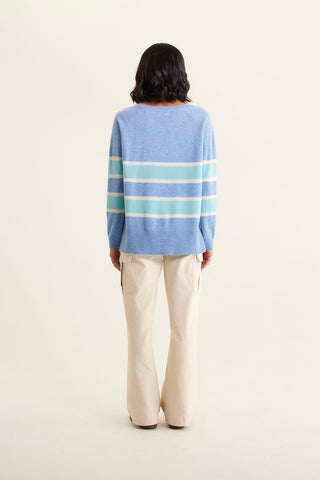 Brooklyn Cashmere Sweater In Denim