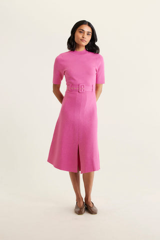 Parker Crepe Knit Dress In Lolly
