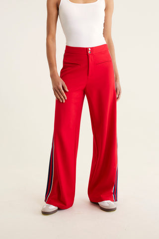 Retreat Ponti Pant In Red
