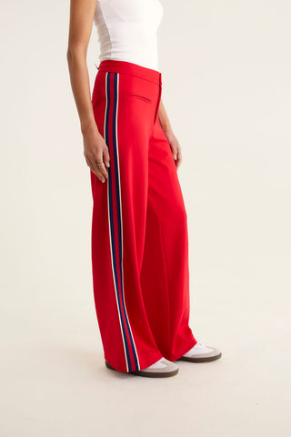 Retreat Ponti Pant In Red