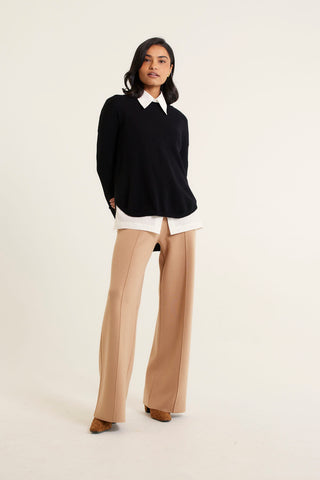 Baby Belle Cashmere Sweater in Black