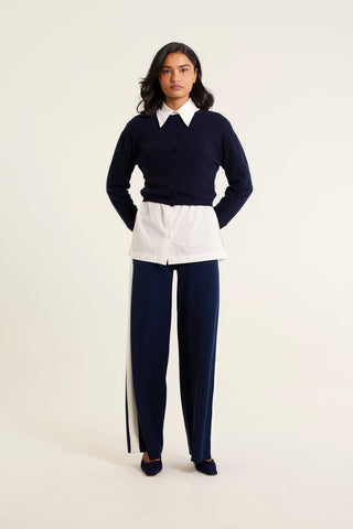Sophia Cashmere Cardi in Navy