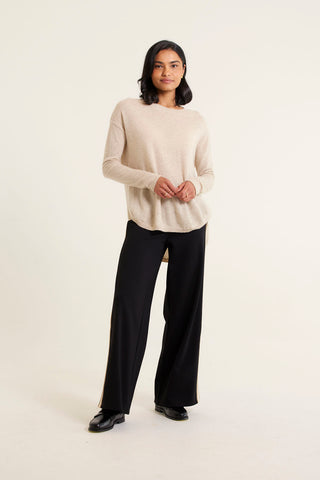 Baby Belle Cashmere Sweater in Oatmeal