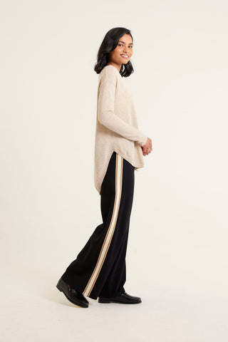 Baby Belle Cashmere Sweater in Oatmeal