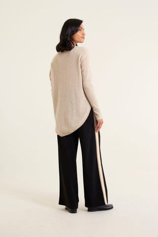 Baby Belle Cashmere Sweater in Oatmeal
