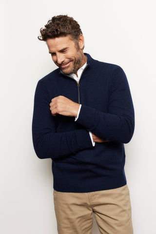 Alessandra Cashmere Sweater Ricky Cashmere Sweater in Navy